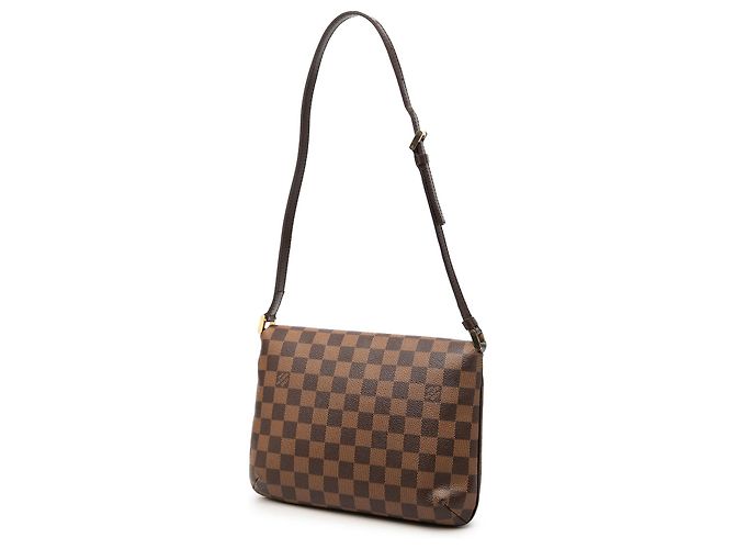 Louis Vuitton Brown Damier Ebene Musette Tango Short Strap Marron - vue 2
