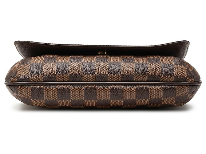 Louis Vuitton Brown Damier Ebene Musette Tango Short Strap Marron - vue 3