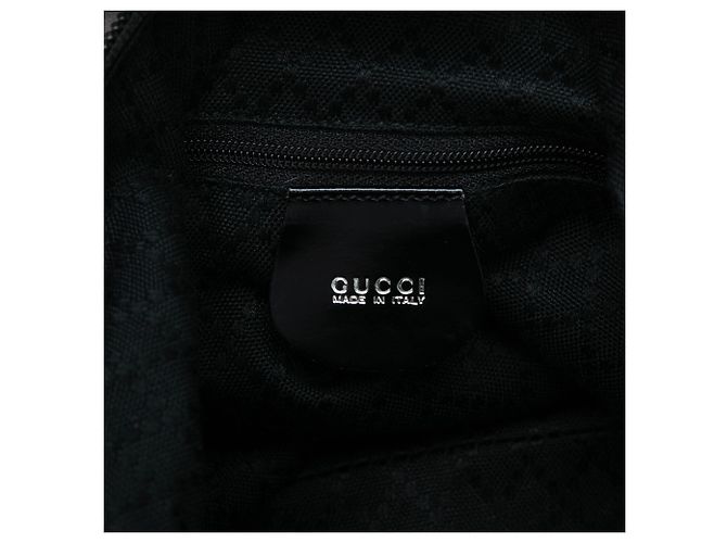 Bamboo Bolso de hombro Gucci de nailon negro con bambú - vista 5