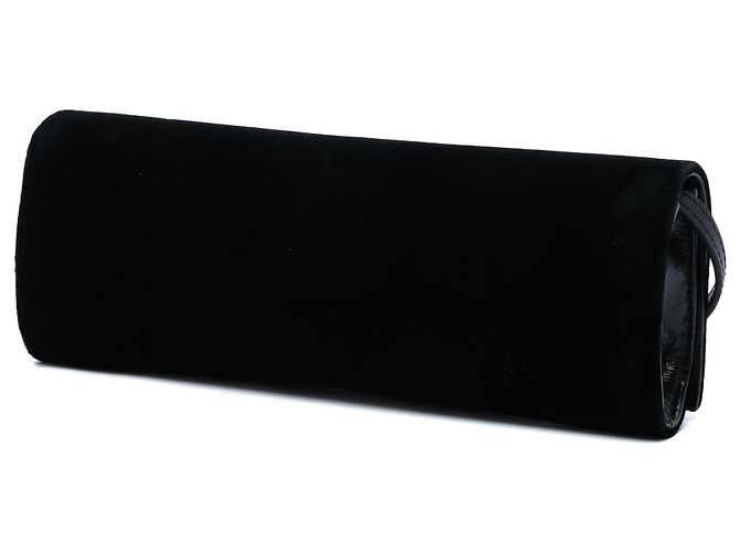 Autre Marque Borsa crossbody in velluto nero con cristalli Saint Laurent - vista 2
