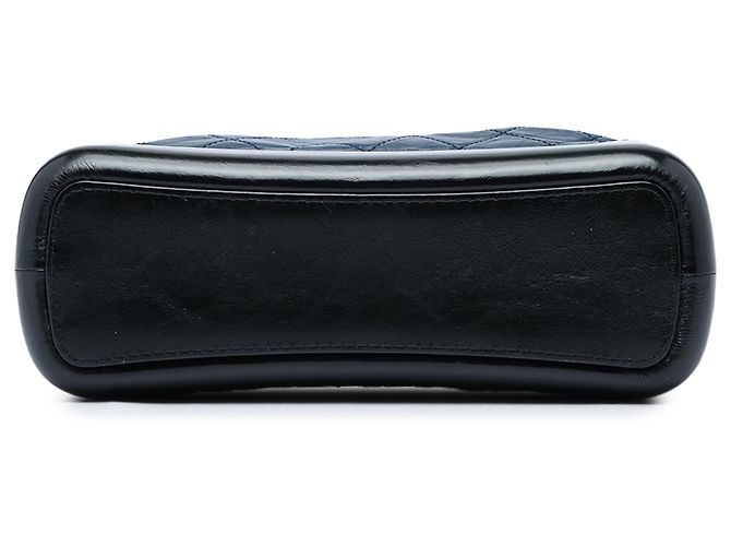 Chanel Blue Medium Bicolor Quilted Aged Calfskin Gabrielle Hobo Blau Marineblau - Ansicht 3