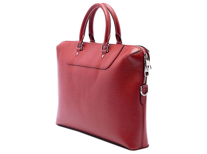 Louis Vuitton Red Epi Porte Documents Jour Rouge - vue 2