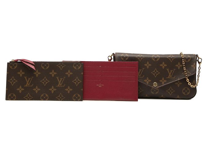 Louis Vuitton Brown Monogram Pochette Felicie Braun - Ansicht 7
