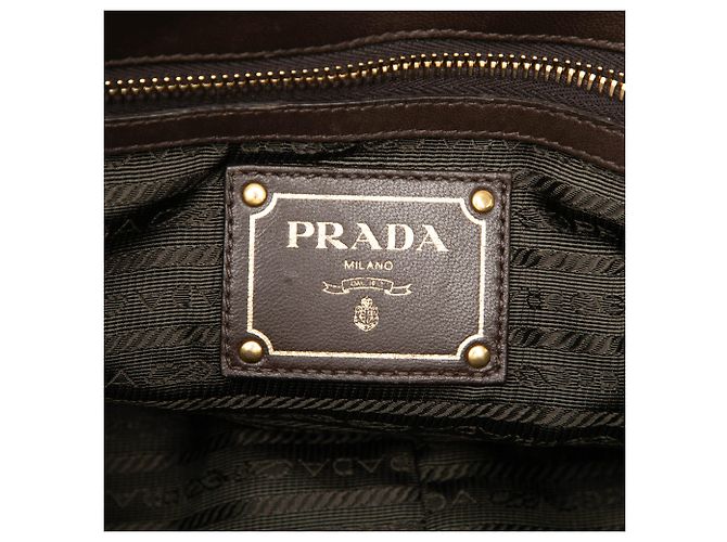 Bolsa Prada Green Tessuto Gaufre Satchel Verde Verde escuro - vista 5