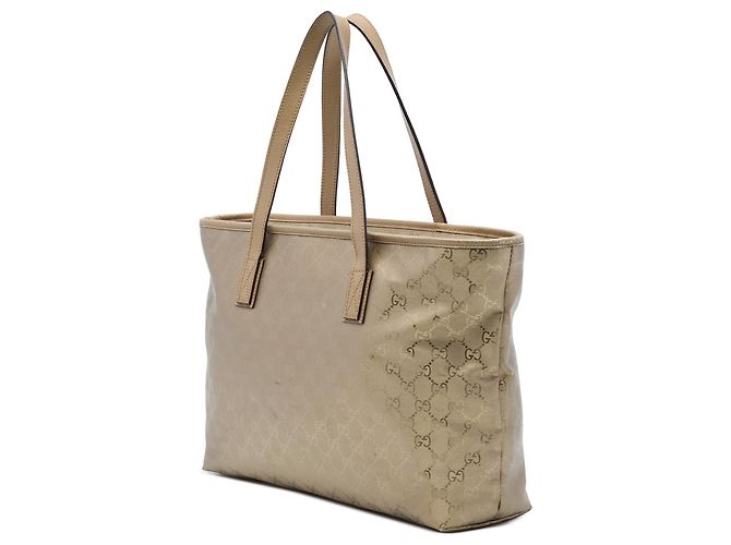 Tote Gucci Gold Medium GG Imprime D'oro - vista 2
