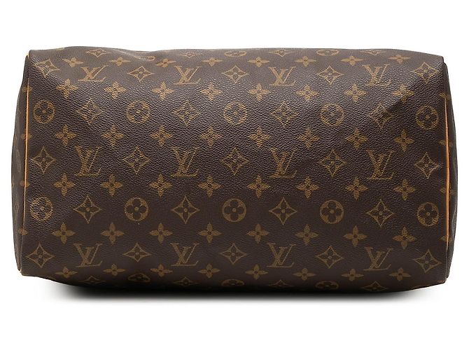 Louis Vuitton Brown Monogram Speedy 35 Castaño - vista 3