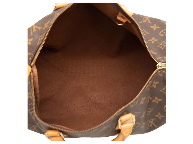 Louis Vuitton Brown Monogram Speedy 35 Castaño - vista 4