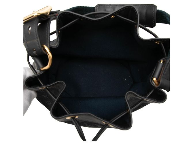 Louis Vuitton Blue Monogram Mini Lin Noelie Bleu Bleu Marine - vue 4
