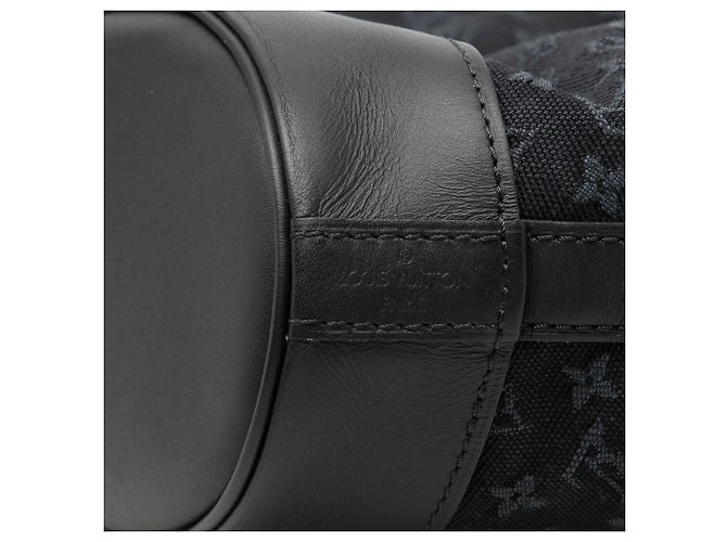 Louis Vuitton Blue Monogram Mini Lin Noelie Bleu Bleu Marine - vue 5