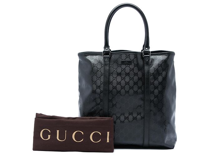 Tote Vertical Gucci Joy com Impressão GG Preta Preto - vista 6