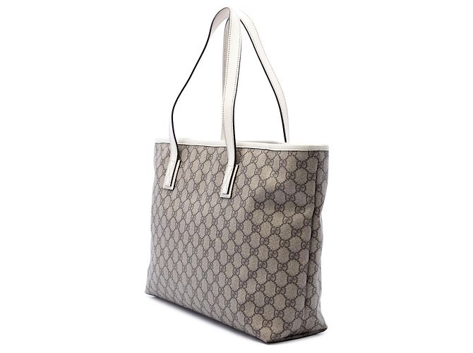 Borsa Tote Gucci Beige Medium GG Supreme - vista 2