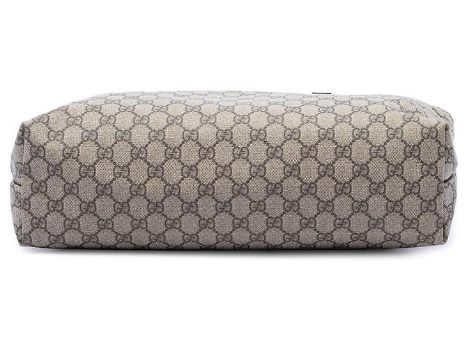 Borsa Tote Gucci Beige Medium GG Supreme - vista 3