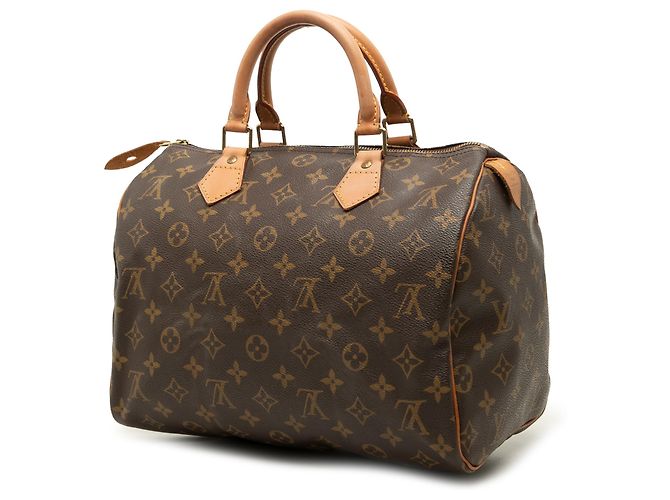Louis Vuitton Brown Monogram Speedy 30 Castaño - vista 2