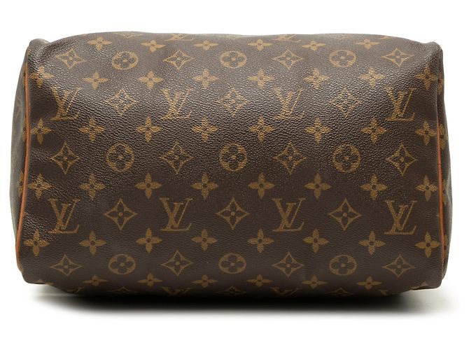 Louis Vuitton Brown Monogram Speedy 30 Castaño - vista 3