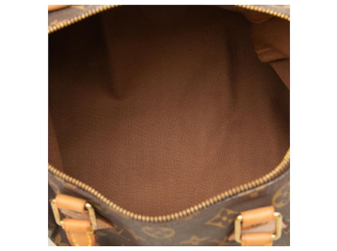 Louis Vuitton Brown Monogram Speedy 30 Castaño - vista 4