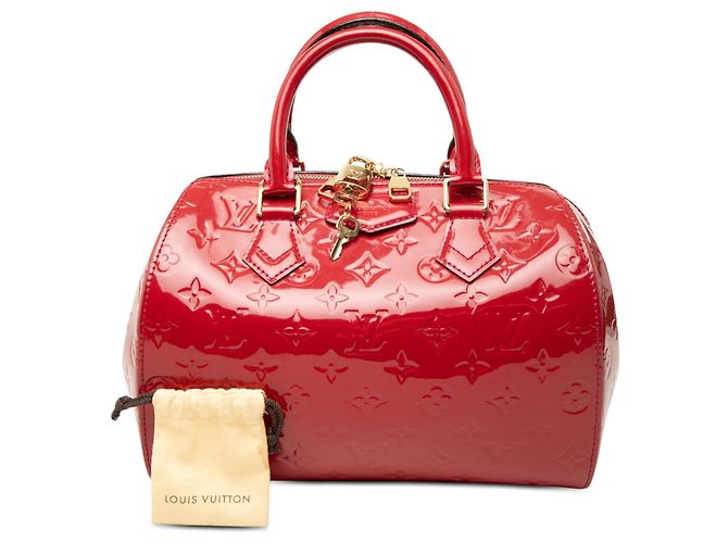 Louis Vuitton Red Monogram Vernis Montana Rouge - vue 7