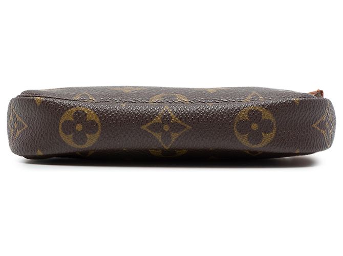 Louis Vuitton Brown Monogram Mini Pochette Accessoires Castaño - vista 3