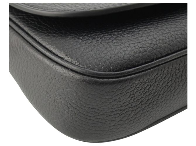 Gucci Soho Chain Flap Crossbody in pelle di vitello nera Medium Nero - vista 14
