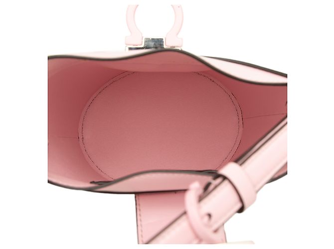 Salvatore Ferragamo Borsa a tracolla Trifolio piccola in pelle rosa Ferragamo - vista 4