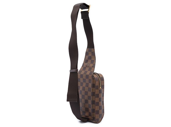 Louis Vuitton Brown Damier Ebene Geronimos Castaño - vista 2