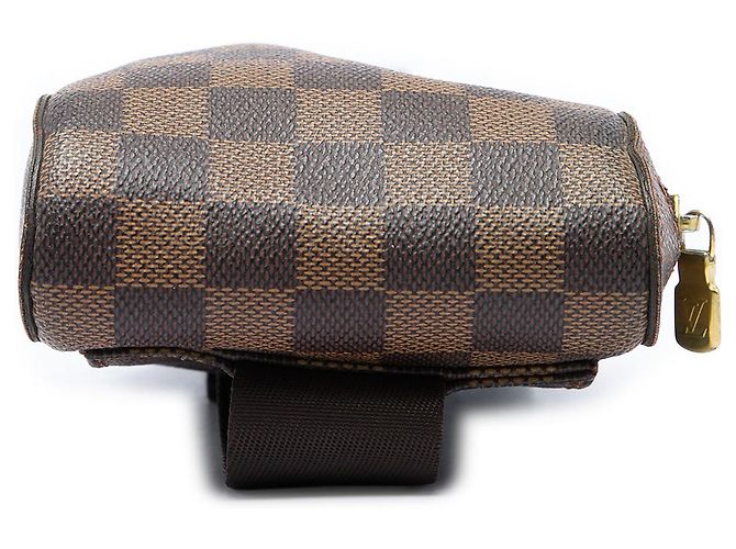 Louis Vuitton Brown Damier Ebene Geronimos Castaño - vista 3