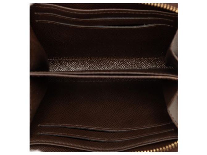 Louis Vuitton Monedero Zippy Coin Brown Damier Ebene Castaño - vista 4