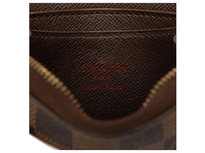 Louis Vuitton Monedero Zippy Coin Brown Damier Ebene Castaño - vista 5