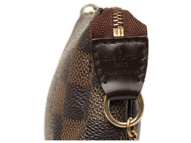 Louis Vuitton Brown Damier Ebene Mini Pochette Accessoires Braun - Ansicht 5