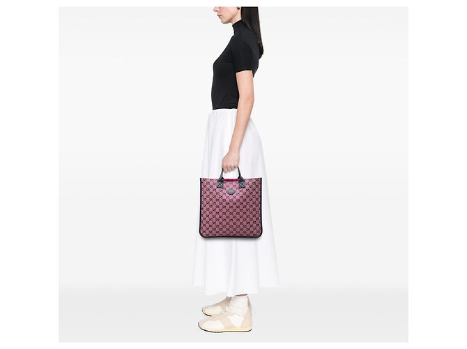 Sac cabas Gucci GG Canvas rose pour enfants - vue 6
