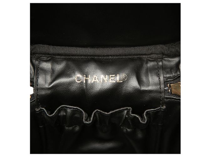 Estuche de maquillaje Chanel Black CC Caviar Vanity Case Negro - vista 5