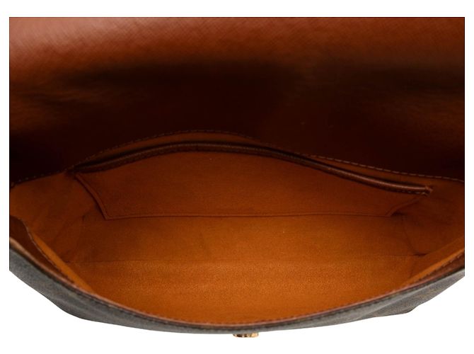 Louis Vuitton Brown Monogram Musette Tango Long Strap Castaño - vista 4