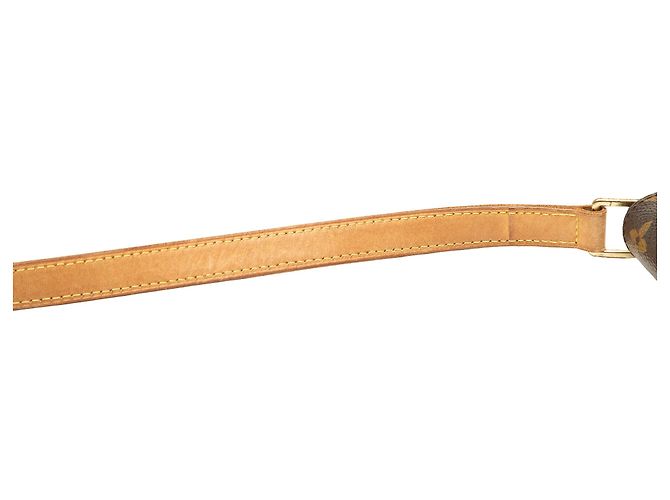Louis Vuitton Brown Monogram Musette Tango Long Strap Castaño - vista 6