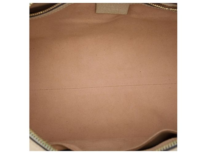 Bolsa de mão Gucci Ophidia com alça superior em couro de bezerro branco tamanho Medium - vista 4
