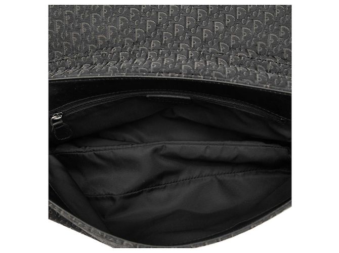 Autre Marque Borsa a tracolla Dior Black Diorissimo Trotter Canvas Street Chic Nero - vista 4