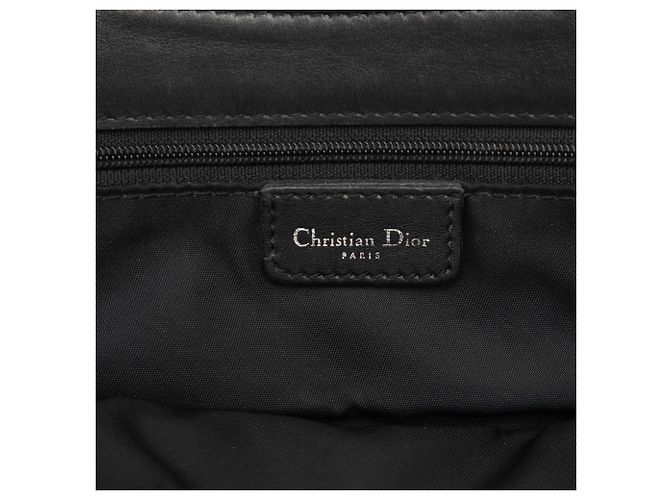 Autre Marque Borsa a tracolla Dior Black Diorissimo Trotter Canvas Street Chic Nero - vista 5