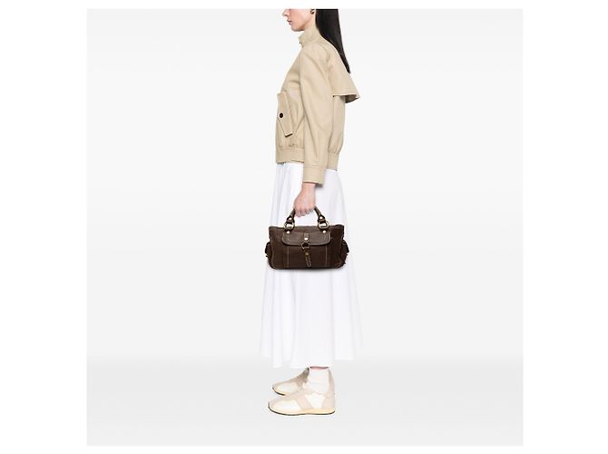 Céline Borsa a mano Boogie in pelle marrone Celine Marrone scuro - vista 6