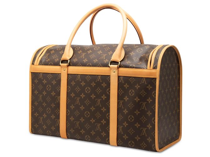 Louis Vuitton Brown Monogram Sac Chien Pet Carrier 50 Braun - Ansicht 2