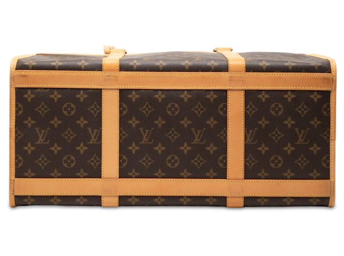 Louis Vuitton Brown Monogram Sac Chien Pet Carrier 50 Braun - Ansicht 3