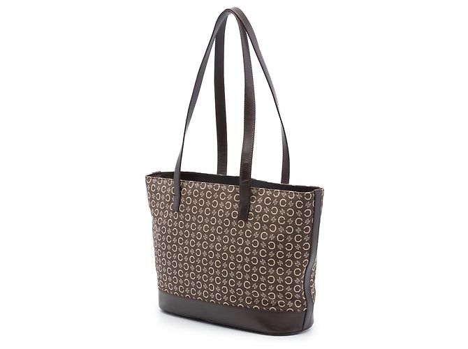 Céline Celine Brown C Macadam Canvas Tote Dark brown - view 2