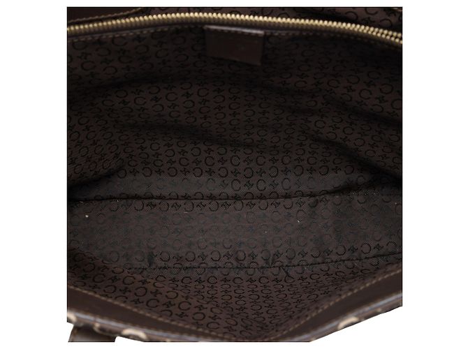 Céline Celine Brown C Macadam Canvas Tote Dark brown - view 4