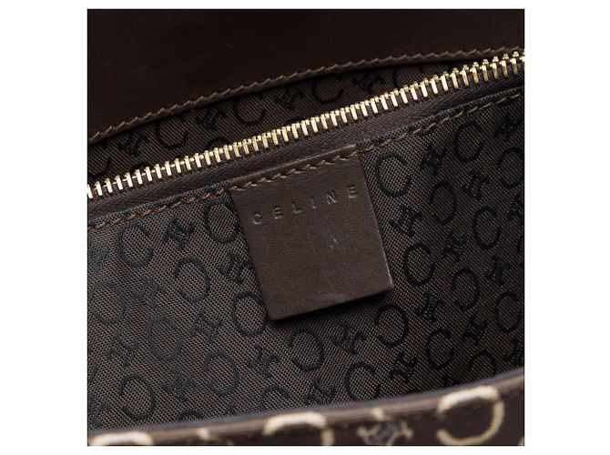 Céline Celine Brown C Macadam Canvas Tote Dark brown - view 5