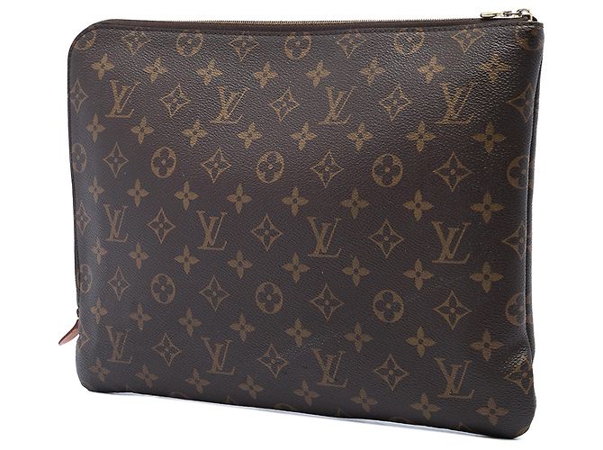 Louis Vuitton Brown Monogram Etui Voyage GM Castaño - vista 2