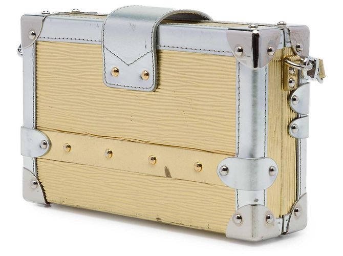 Louis Vuitton Gold Epi Petite Malle D'oro - vista 2