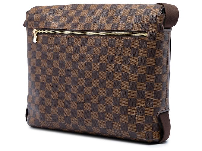 Louis Vuitton Brown Damier Ebene Brooklyn MM Castaño - vista 2