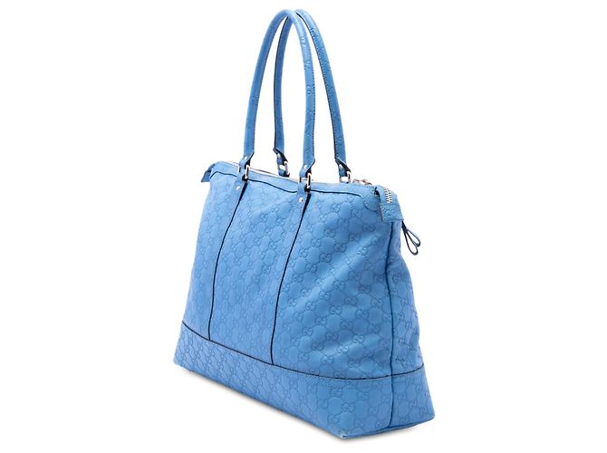 Bolso Tote Gucci Blue Guccissima Azul Azul claro - vista 2