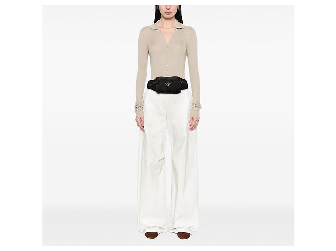 Prada Black Tessuto Belt Bag - view 6