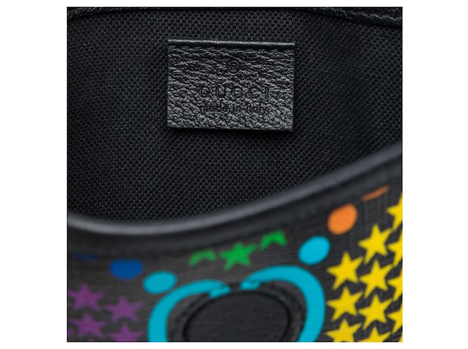 Gucci Black GG Supreme Psychedelic Gürteltasche - Ansicht 5