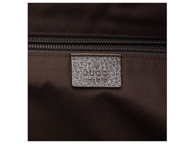 Tote Gucci in tela GG beige - vista 5