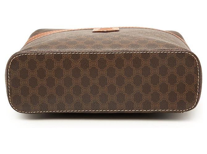 Céline Borsa beauty Celine Brown Macadam Coated Canvas Marrone - vista 3