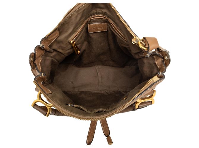 Bolso Satchel Marcie Chloé de cuero marrón tamaño Medium Castaño Marrón claro - vista 4